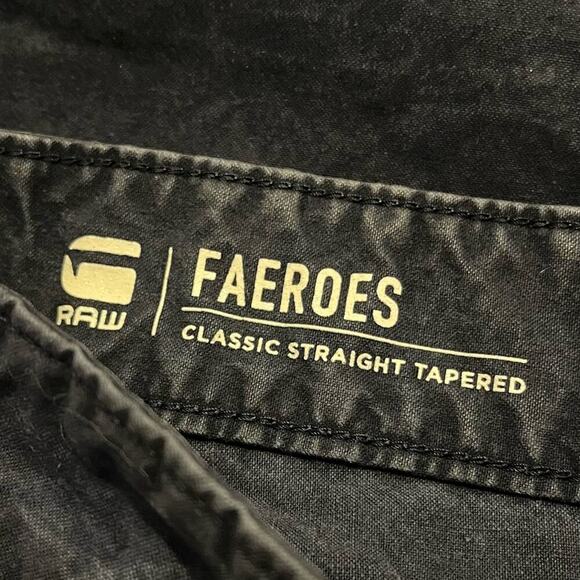 G Star Raw Faeroes Classic Straight Tapered Double Knee Pants - Picture 6 of 8